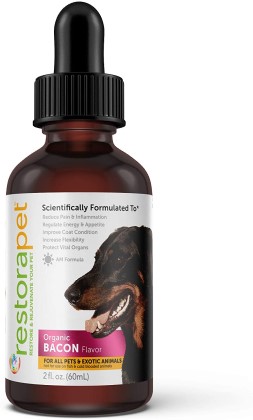 Restora Pet liquid Organic Bacon Flavor Pet Supplement for Dogs